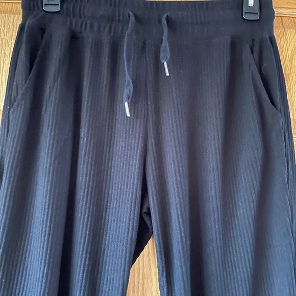 Zyia Active black ribbed joggers RETIRED size XXL great condition! - Picture 2 of 8